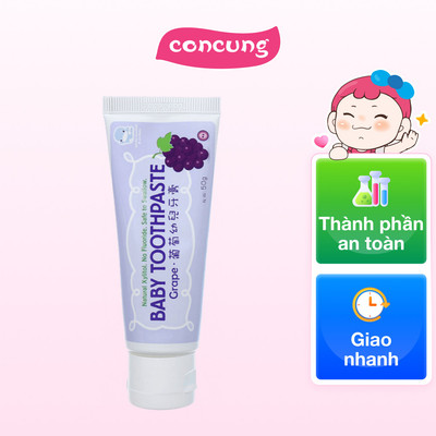 Kem đánh răng KUKU cho bé - Hương nho