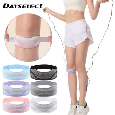 DAYSELECT 1 Miếng Bảo Vệ Đầu Gối Thể Thao Silicone Có Thể Điều Chỉnh, Mát-Xa Giảm Áp Lực với Dây Đeo Bánh Ngọt