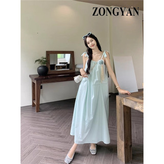 ZONGYAN váy Đầm váy nữ body đầm Hàn Phong Fashion Thể thao Đơn giản WLQ2430PLL 28Z240708