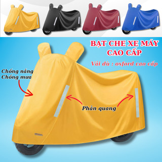 Bạt trùm xe máy ngoài trời chất liệu vải dù Oxford chống uv. Bạt che xe máy(Sh,AB,Vespa,Vision...)