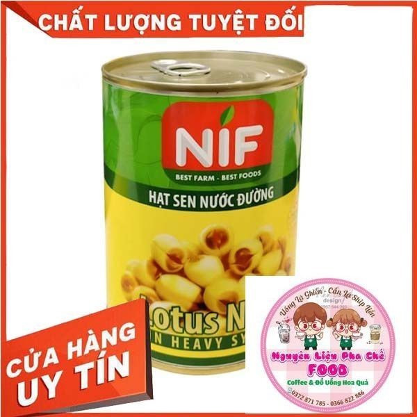 Hạt Sen Nif Lon 560G - Trà Sen Vàng - Hỗ Trợ Giá Chủ Quán