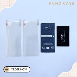 Bộ dán dẻo Gor Bộ 2 miếng dán dẻo full màn hình Gor cho điện thoại Oppo Find X3, X3 Pro trong suốt huno