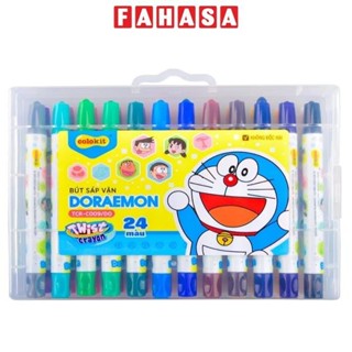 Bút Sáp Vặn Colorkit 24 Màu TCR-C009/DO