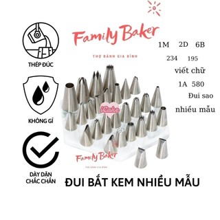 Đui bắt kem, đuôi bắt kem trang trí bánh sinh nhật hàng  loại đẹp 1M, 2D, 2F, đui 1A, đui viết chữ, đui 195 nhiều mẫu