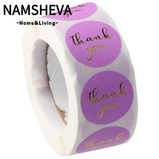 Namsheva 500 pcs label stickers, round stickers, thank you