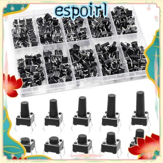 DFGF 200 Nút ấn xúc giác, Công tắc tạm thời Micro 4 pin Mini, Thiết thực Công tắc nút bấm 6x6 mm Bảng mạch điện tử