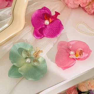Kẹp tóc Phalaenopsis khí quyển cao cấp Tính khí ngọt ngào Nổ Clip dành cho nữ