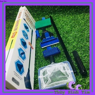 Bộ Dụng Cụ Vệ Sinh Bể Thủy Sinh 5 in 1
