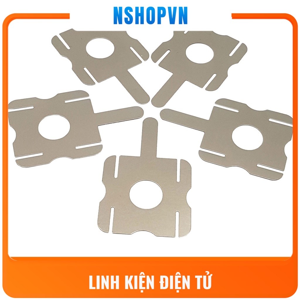 Kẽm hàn cell khối 4 pin 18650