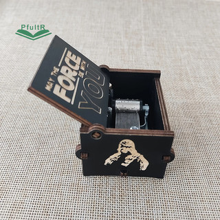 [Pfultr] Hộp Nhạc Màu Đen Cổ Khắc Tay Quay Nhạc Chủ Đề Cổ Điển Cho Sinh Nhật Quà Tặng Giáng Sinh Trang Trí Gia Đình [MỚI]