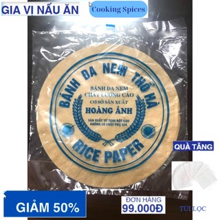 1 Bánh đa nem nâu Thổ Hà tròn to 18 lá/tập 23cm