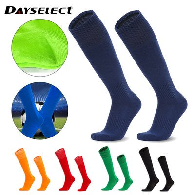 Dayselect 1 Đôi Tất Dài Bóng Đá Chuyên Nghiệp Chống Trơn Trượt Co Giãn Thoải Mái Trẻ Em Người Lớn
