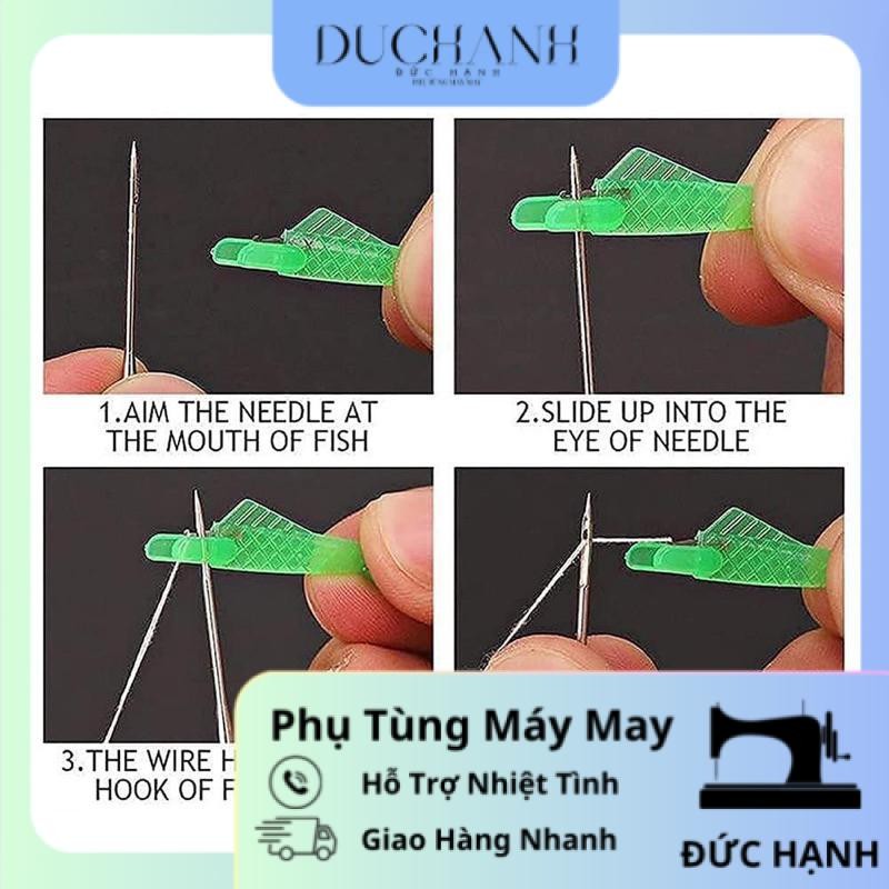 Dụng cụ xỏ kim hình con cá ( combo 2 cái )