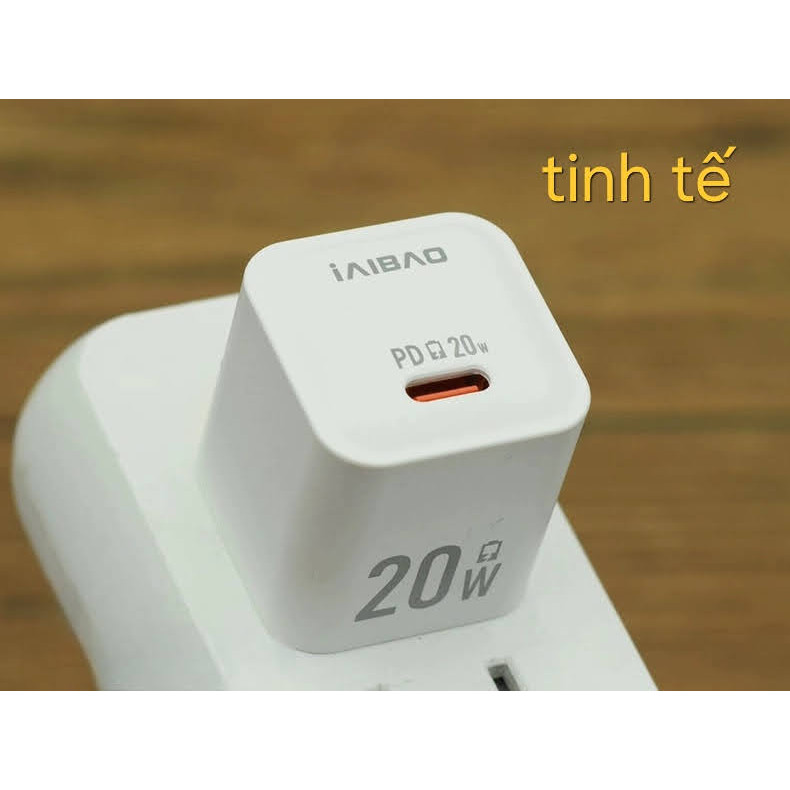 【 Hàng cao cấp 】 Củ sạc laiBao 20w PD3.0 PPS Samsung AFC Huawei FCP dùng cho Iphone iPad Samsung