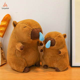 SAjeNH 1 Capybara Nosy Gấu Nước Cá Heo Sang Trọng Mô Phỏng Rùa Ba Lô Capibara Thú Nhồi Bông DIY Trang Trí Mới