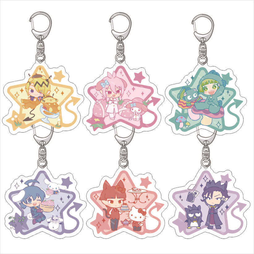 Iruma-san bị chiếm hữu Móc khóa acrylic Suzuki Iruma Valak Mặt dây chuyền acrylic acrylic