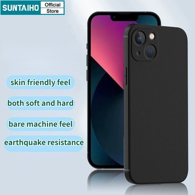 Suntaiho Chất Lượng Cao Liquid Touch Skin Smooth Casing Silicon Mềm Chống Sốc Ốp Lưng Điện Thoại Iphone 16 15 14 12 13 11 Pro Max IP 7 8 Plus Iphon X Xs XR Xs Max