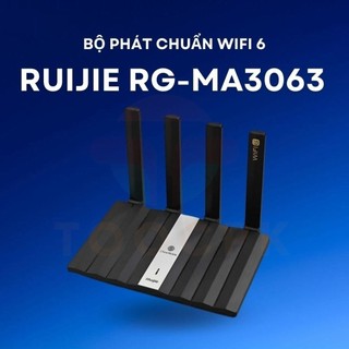 Bộ Phát Wifi 6 Ruijie RG-MA3063- Tốc Độ 3000Mbps- Bảo Hành 3 Tháng Đã qua sử dụng MA3062 MA3063 RG-MA3062