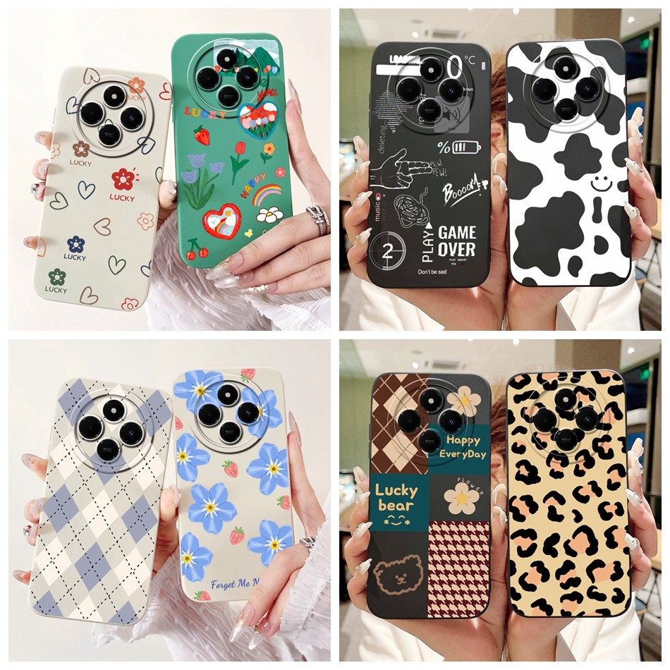 Ốp điện thoại bảo vệ ống kính Xiaomi Poco C75 in hình đáng yêu Poco C75 4G