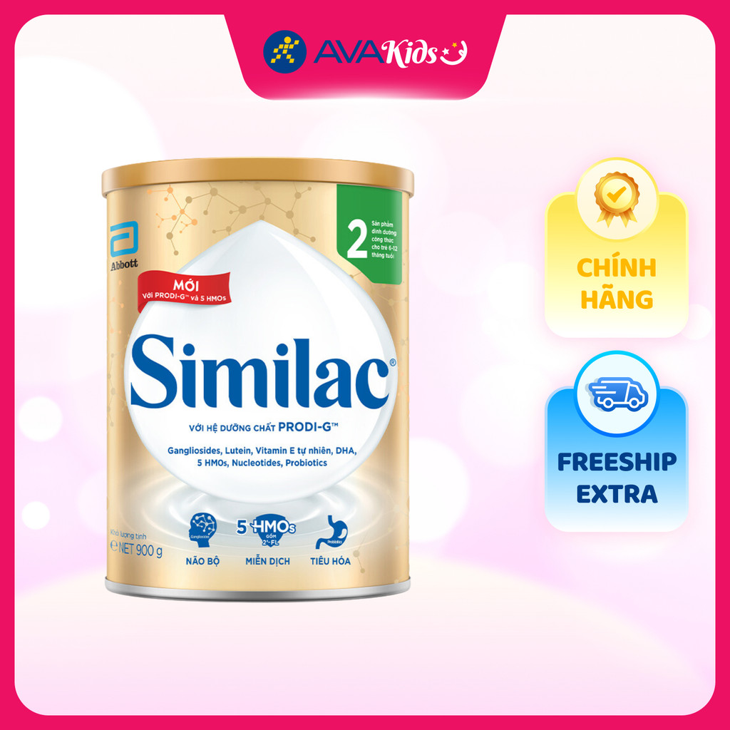 Sữa bột Similac 5G số 2 900g (6 - 12 tháng)