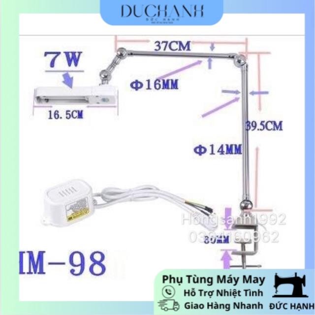 Đèn gắn máy may HM-98