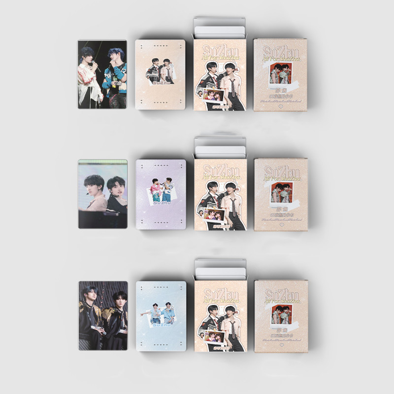 Set 50-55 Tấm Ảnh Lomo Laser Bai Lu Dylan Wang Hedi Solo Zhao Lusi JC-T Tan Jianci