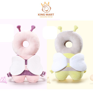 Gối đeo lưng NHUNG hình Con Ong - Loại Gối Bảo Vệ Đầu Và Lưng Cho Bé Tập Đi Chống Ngã