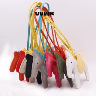  Uumir Đôi Cánh Thiên Thần Móc Khóa Ngựa Da PU Macaron Màu Cánh Ngựa Mặt Dây Chuyền Dễ Thương Treo Túi Trang Trí Mặt Dây Chuyền Túi Phụ Kiện 