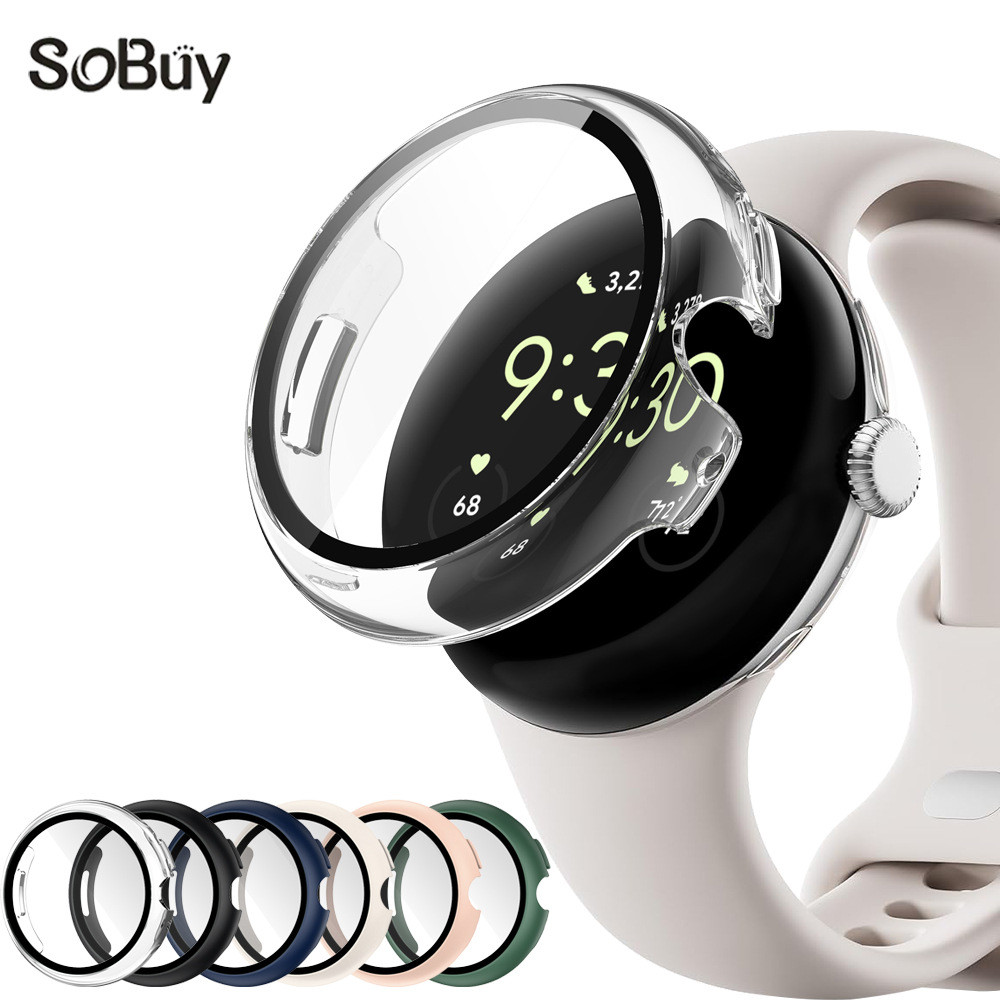 Thích hợp cho Google Watch Case Google Pixel Watch 1 / 2 / 3 Vỏ bảo vệ tất cả trong một Phim cường l