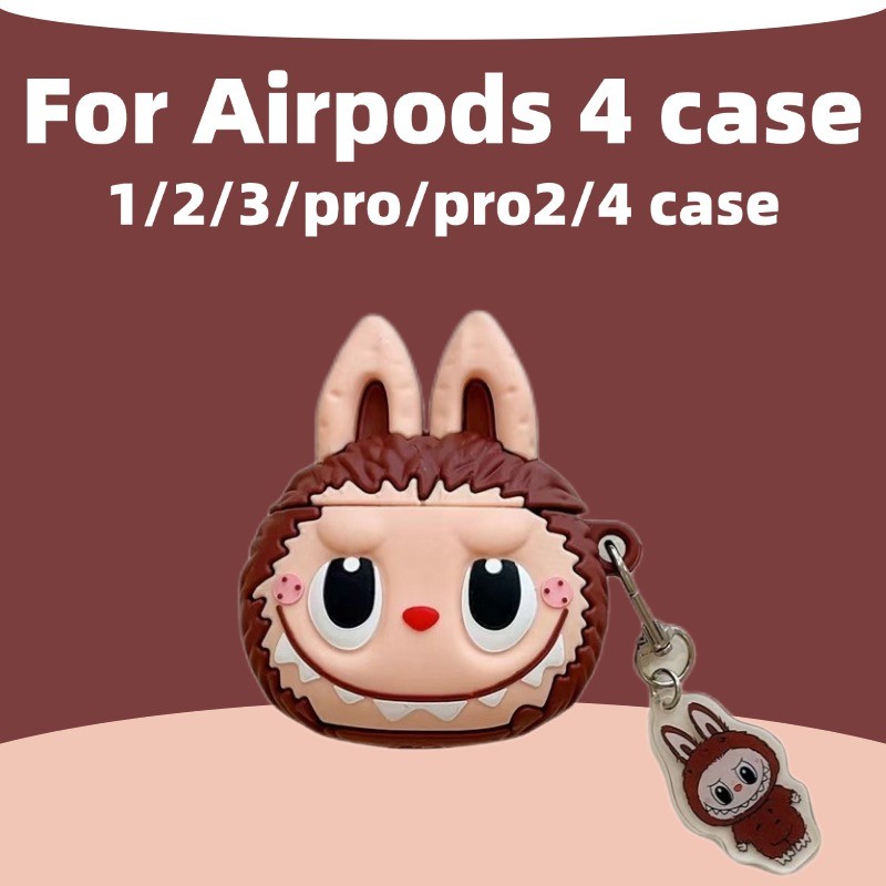 Dành cho vỏ AirPods 4 / Vỏ AirPods pro / Pro2 Vỏ hoạt hình 1 / 2 / 3 cho AirPods Pro2 / 4 cho vỏ inP