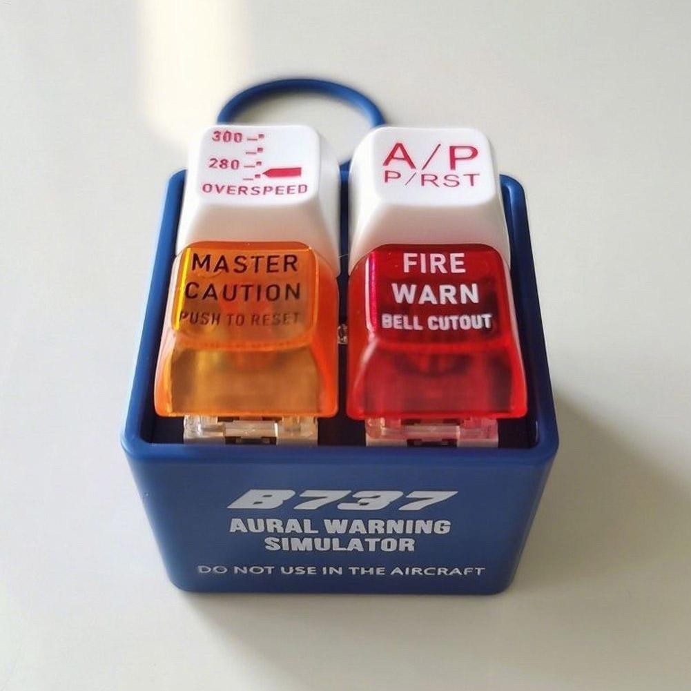 Boeing 737 Airbus EGWS Cảnh Báo Âm Thanh Mô Phỏng Phi Công Móc Khóa Máy Bay Thương Mại Boeing Airbus