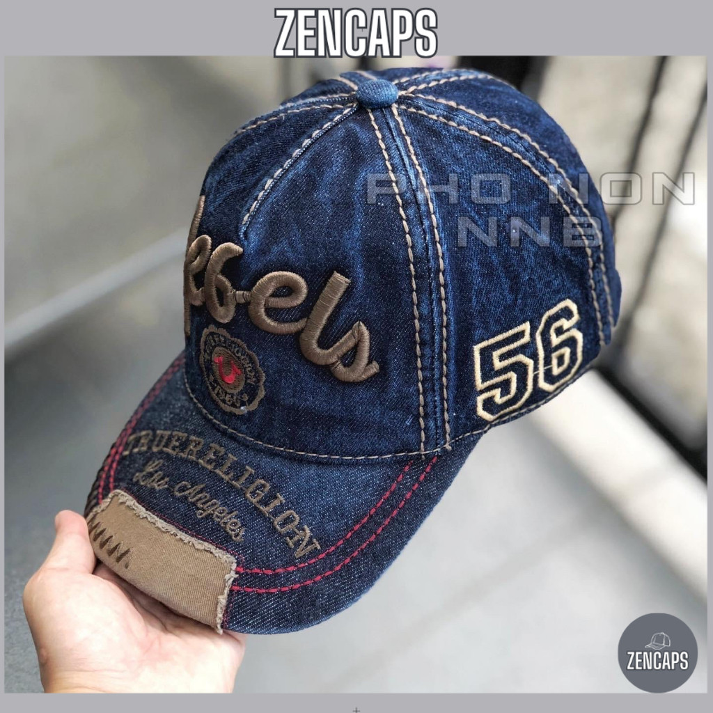 (True Religion Caps) Nón kết, Mũ lưỡi trai Ông Địa True Religion 56 Form chuẩn Siêu ngầu,  ZENCAPS M