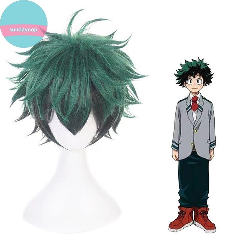 Sund Anime Giới Học Thuật Của Tôi Izuku Midoriya Cosplay Tóc Giả Boku Học Thuật Học Thuật Cosplay Tó