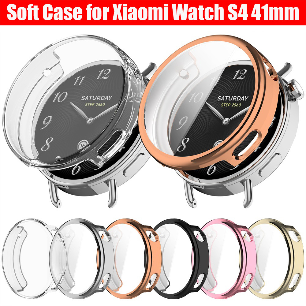 Ốp Lưng TPU Mềm Cho Xiaomi Watch S4 41 Mm Vỏ Bảo Vệ Toàn Diện Cho Mi Watch S4 Cover Phụ Kiện