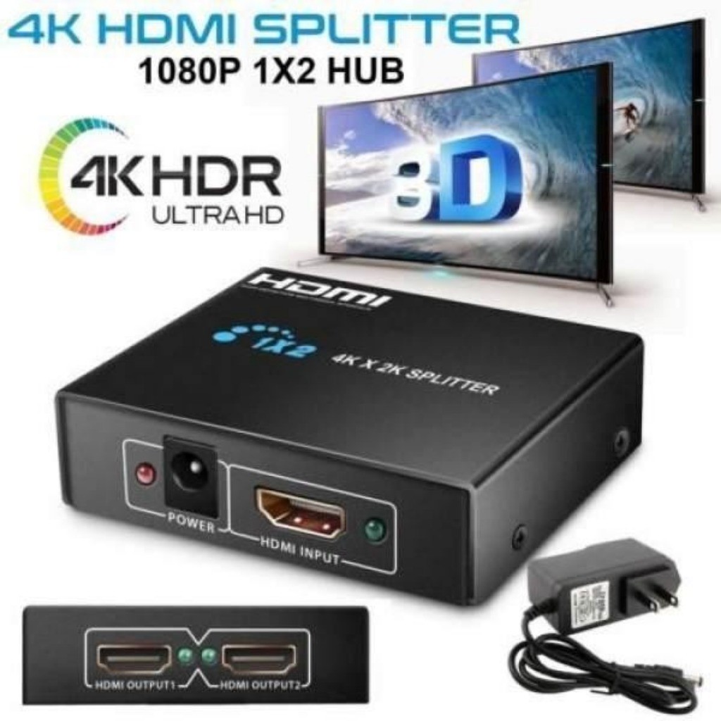 Kamryning (HCM) Bộ chia hdmi bộ chia hdmi 1 ra 2 định dạng 1080 dpi Bộ chia HDMI1 ra 2 cao cấp 4K (đ