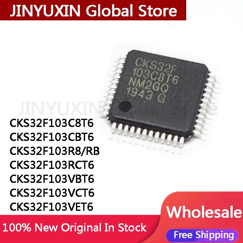 1-5 Cái CKS32F103C8T6 CKS32F103CBT6 CKS32F103R8 CKS32F103RCT6 CKS32F103VBT6 CKS32F103VCT6 CKS32F103V