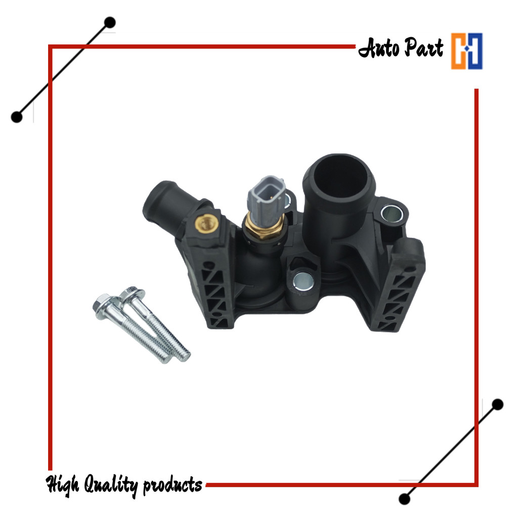 Nước Ổ Cắm Động Cơ Làm Mát Nhiệt Nhà Ở + Cảm Biến Cho Xe Ford Fiesta Focus 2011-17 7M5G8K556A 7M5G-8