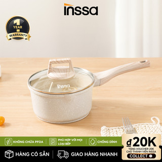  INSSA Nồi Sữa Chống Dính 18CM Nồi Đa Năng Nồi chống dính cao cấp GUOJ013 -BH 1 Năm 