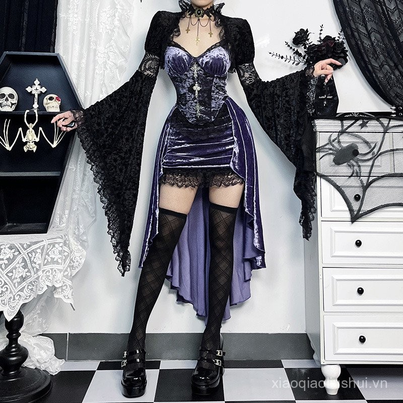 Skirt Halloween Gothic Style Dress Strap Dress Yabi Style Outfit