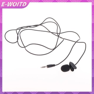 E-WOITD 3.5mm Studio Speech Mic Micro Clip cho PC Desktop Notebook 1.5M HNVN