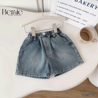  Quần short jean denim ngắn quần ngố cho bé trai mặc đi học đi chơi SIRI 1-7 tuổi BERNIE T0425B65Q 