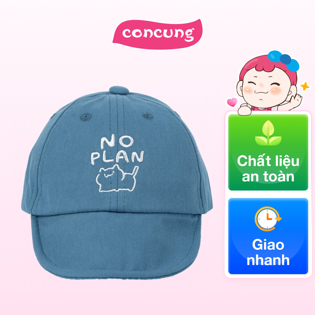 Nón lưỡi trai 1-3Y bé trai 1-3Y Animo A2501_JK009 (48cm,Xanh)