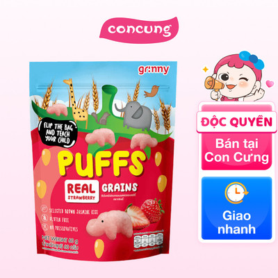 Bánh ăn dặm Grinny vị dâu
