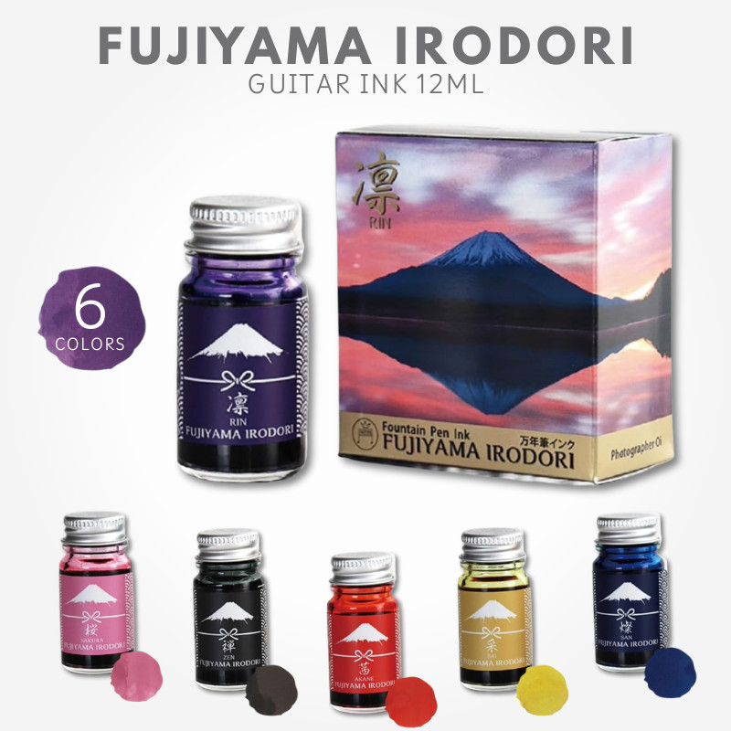Fujiyama Irodori Ink Series by Teranishi Chemical - 12ml Varieties