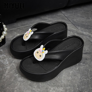 MIYULI dép sandal nữ dép đế cao Thoải Mái Xinh Xắn  Êm ái Phù hợp Đàn hồi tốt Đệm êm FDL2460ZCE 27Z240705