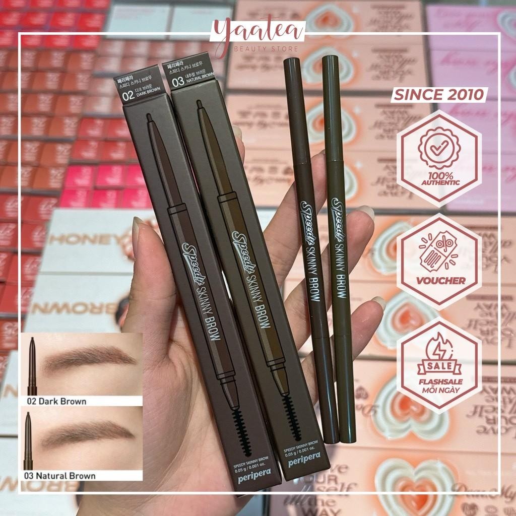 Chì Kẻ Mày 2 Đầu Peripera Speedy Skinny Brow