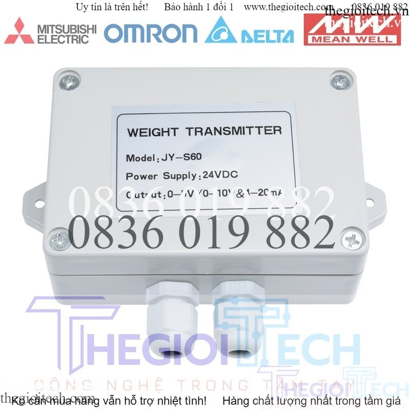 Bộ khuếch đại tín hiệu loadcell JY-S60 E10 đầu ra 0-5V 0-10V 4-20mA độ nhạy 1mV/V