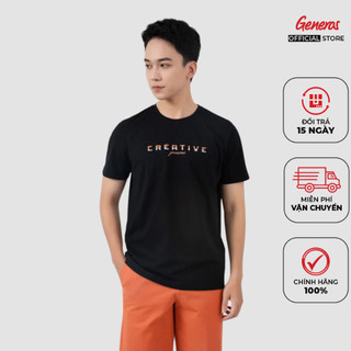 Áo phông nam cao cấp in nhiệt không bong vải co giãn cao cấp Generos MF010124001