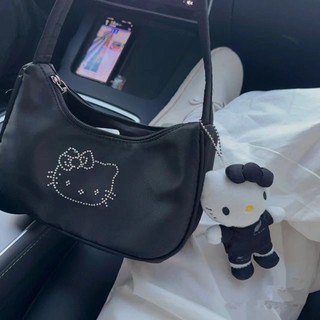 Túi xách kim cương nóng Hello kitty Túi đeo vai Túi xách nữ Túi xách nhẹ có giá trị cao