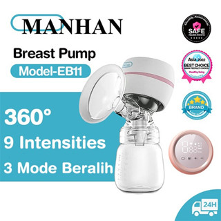 Dr.isla Máy Hút Sữa Không Dây 180ml 3 chế độ và 9 mức điều chỉnh lực hút BPA Free Máy hút sữa điện đơn EB11